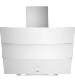 Resim Beko 60 cm Ade 62540 B Beyaz Duvar Tipi Davlumbaz Eğimli Tasarım ve 537 m3/sa Yüksek Emiş Gücü 