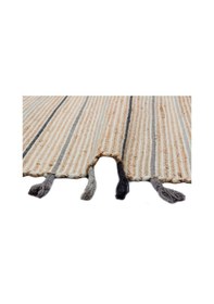 Resim Eko Halı Juno Jüt Ech 05 Natural Grey Dekoratif Jüt Kilim Gri 