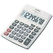 Resim Casio MW-5V-WE 8 Hane Beyaz Masa Üstü Hesap Makinesi 