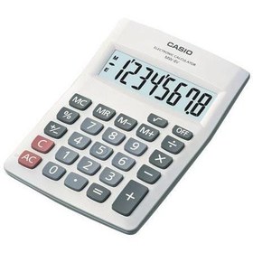 Resim Casio MW-5V-WE 8 Hane Beyaz Masa Üstü Hesap Makinesi 