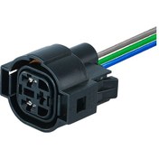 Resim Radyatör Fan Müşür Soketi 3 Pin Kablolu 