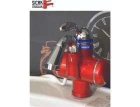 Resim Özbience Elektrikli Ani Su Isıtıcı, Termal Şofben, Musluk Monteli, Lavabo Için 