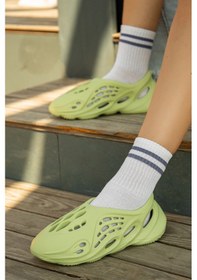 Resim D106 Günlük Ortopedik Unisex Terlik Yeşil 