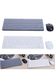 Resim Platoon PL-395 Mini Kablosuz Q Klavye Mouse Set 