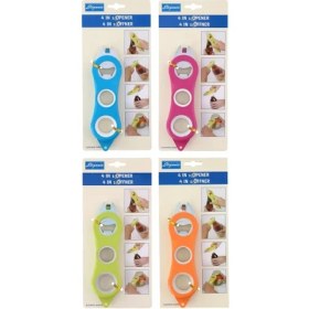 Resim Elegance Şişe ve Kapak Açacağı 4 In 1 Opener 