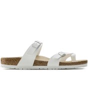 Resim Birkenstock Kadın Beyaz Mayari Bf Parmak Arası Düz Terlik Derimod
