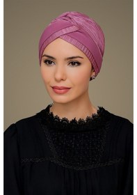 Resim Hürrem Bone Gül Kurusu Pratik Hazır Geçmeli Tesettür Bone Fukuro Piliseli Tek (545490576) Gülkurusu 