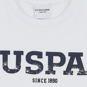 Resim U.s. Polo Assn. Erkek Çocuk Beyaz Tişört Basic 50325607-VR013 