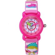 Resim Sones Jnew A335-86131 Çocuk Karikatür 3d Beyzbol Çocuk Silikon Kayışlı Su Geçirmez Kuvars Saat Mavi 