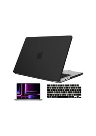 Resim NovStrap Apple Uyumlu MacBook Pro 2023 M2 14.2 inc A2779 Mat Kılıf + Siyah Klavye Kılıfı + Film 