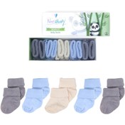 Resim Novibaby 5'li Bambu Yenidoğan Bebek Çorap I Rainy I Kız Erkek Bebek Çorabı 