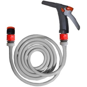 Resim Plasyay Düz Yıkama Hortum Musluk Adaptörlü ve Yeni Tetik Uzun 15 