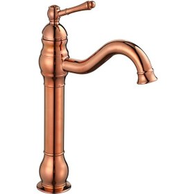 Resim Fkn Manolya Çanak Lavabo Bataryası Rose Gold 