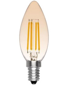 Resim 4w E14 Led Flamanlı Buji Rustik Ampul 15306 