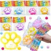 Resim 6 adet Rastgele renkli Sıkı Kedi Pati Sıkma Oyuncakları, Paty Hediyeleri, Sevimli Kawaii fufu Sıkı Oyuncaklar, Yapışkan Sıkı Kedi Pati Kürk Topu, Sıkı Komik Fidget Oyuncakları Yenilikçi Şeyler Herkes İçin Uygun 