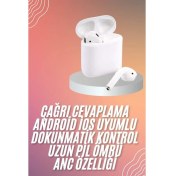 Resim Techno Stock Yeni Nesil Dokunmatik Kontrol Çağrı Cevaplayabilen Kablosuz Bluetooth Kulaklık 