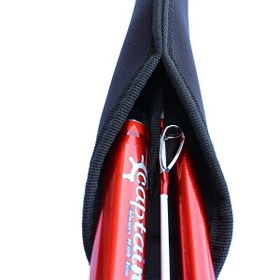 Resim Captain 3 Parça Surf Kamış Koruma Kılıf Askılı Lastikli 3mm Neopren Kumaş 