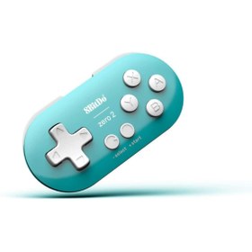 Resim 8bitdo Zero 2 Bluetooth Oyun Kolu Nintendo Switch, Pc, Mac Os, Android Turkuaz 