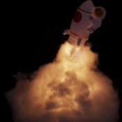 Resim Kendin Yap Uçan Astronot Tasarımlı Gece Lambası 