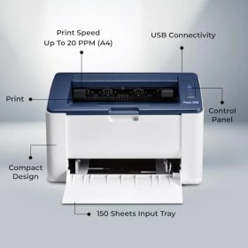 Resim Xerox 3020V_BI Tek Fonksiyonlu Lazer Yazıcı 