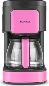 Resim Karaca Just Coffee Aroma 2 in1 Filtre Kahve ve Çay Demleme Makinesi Raspberry Pink 