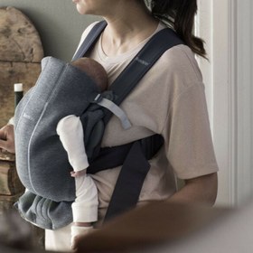 Resim BabyBjörn Kanguru Mini 3D Cotton Jersey Dark Grey 
