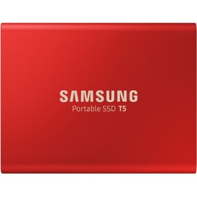 Resim Samsung Taşınabilir Ssd T5 usb 3.1 500gb (Kırmızı) 