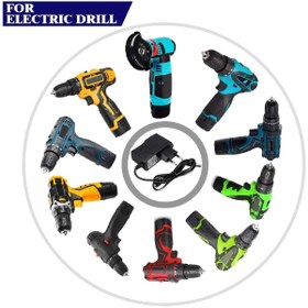 Resim Depolife Şarjlı Matkap Için Şarj Adaptörü 12 Volt Li-on Pil Şarjlı Yedek pil Üniversal Batarya şarjı 18650 