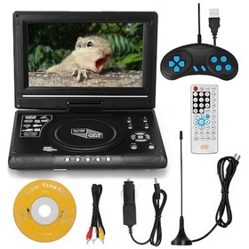 Resim 9.8 İnç Tv Dvd Oynatıcı Taşınabilir Vcd Mp3 Mpeg Görüntüleyici, Oyun Kolu Ve Kompakt Disk 