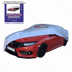 Resim Hyundai genesis blue süper lüks oto brandası örtüsü %70 müflonlu 