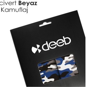 Resim Deeb Yamaha Nmax Amortisör Çorabı Lacivert Beyaz 