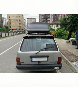 Resim MOPS Fi̇at Tofaş Kartal Uyumlu Gri Raylı Oto Perde 5 Cam 