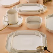 Resim Aryıldız Katy Gold 6 Kişilik 32 Parça Kahvaltı Takımı 