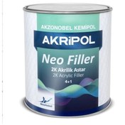 Resim AKZONOBEL Akripol 2K Neo Filler Akrilik Beyaz Astar GL 2,5 Litre 