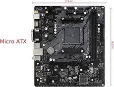 Resim ASRock B550M-HDV Anakart AMD AM4 RyzenTM/Future AMD RyzenTM 3. nesil işlemciler 