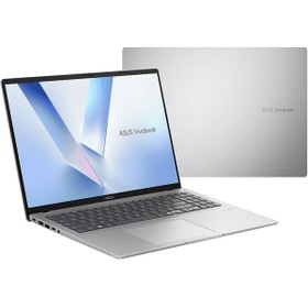 Resim ASUS Vivobook 16 X1607QA-MB085W/ Snapdragon X1/ 16 GB Ram/ 512 GB SSD/ 16"/ W11 Laptop Soğuk Gümüş 