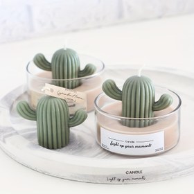 Resim SILIKE LUFEI Kaktüs Mum Kalıbı - DIY Sabun, Mum Yapımı, Kil El Sanatları, Mum Yapımı Malzemeleri için 3D Sukulent ve Çöl Bitkisi Silikon Kalıp 