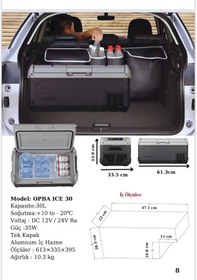 Resim Araç Buzdolabı Ice Dual35 Taşınabilir Buzdolabı 35 Litre Çift Ka 