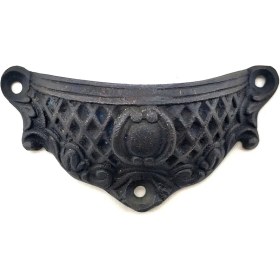 Resim Aspata Store Buğz Antika Tarz Dekoratif Pirinç Anıt Tas Mobilya, Çekmece Kulbu - 48X90 Mm, Oksit 