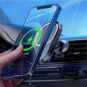 Resim Buffer 15w Mıknatıslı Takılabilen Hızlı Şarj Tüm Cihaz Ve Araçlara Uyumlu Araç İçi Şarj Cihazı 