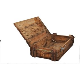 Resim Maker Dekoratif Mühimmat Sandığı - Malzeme Kutusu Çok Amaçlı Sandık Malzeme Sandığı 75 X 36.x 17 Ahşap 