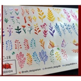 Resim Tnl Professionel Takma Tırnak Stiker Wc-18 