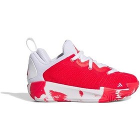 Resim Adidas Çocuk Kırmızı Basketbol Ayakkabısı Adidas Initiation C Jq6851 