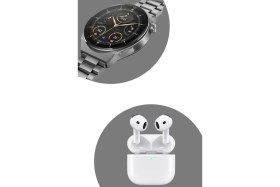 Resim Sb Shopping Akıllı Saat ve Kulaklık Seti Bildirim Görme Arama Cevaplama Anc Özelliği 