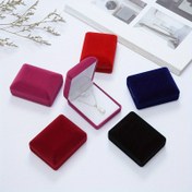 Resim 1 Adet Kadife Astarlı Plastik Takı Kutusu Düzenleyici, Şeffaf Pencere - 3x2.4x1.2in (7.8x6x3cm) Kolye Saklama Kutusu için Kolyeler, Küpeler, Yüzükler - Sevgililer Günü Hediye Paketi & Süs Eşyası Saklama Kabı, Zarif Sunum, Toka Kapama Kutu, Takı Organizatörü 