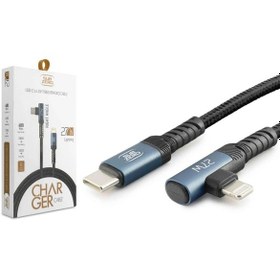 Resim Subzero Cl101 27w Type-c To Lightning L Giriş Gaming Şarj Kablosu Şarj Data Kablosu 
