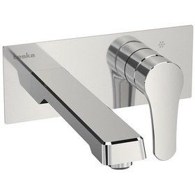 Resim Teska Quasar Pro Krom Ankastre Lavabo Bataryası-22cm Diğer 