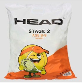 Resim Head Polybag Stage 2 72'li Çocuk Tenis Topu 