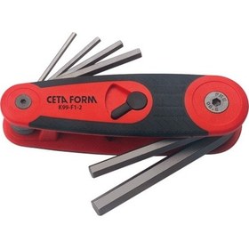 Resim Ceta Form K99-F1-2 6 Parça Çakı Tipi Allen Anahtar Seti N11.23191 