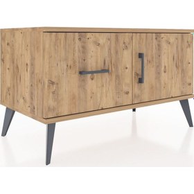 Resim Hyperion Şifonyer Tek Raflı Tek Çekmeceli Tek Kapaklı 88x44x48 Çam-çam Çam 